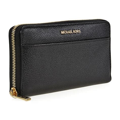 michael kors leather wallet womens|michael kors oversized wallet.